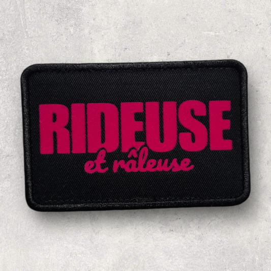 Patch amovible " Rideuse et râleuse "