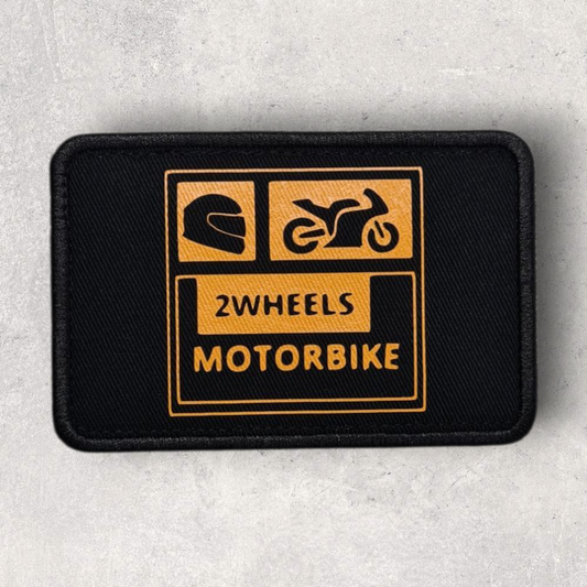 Patch amovible " 2wheels motorbike "