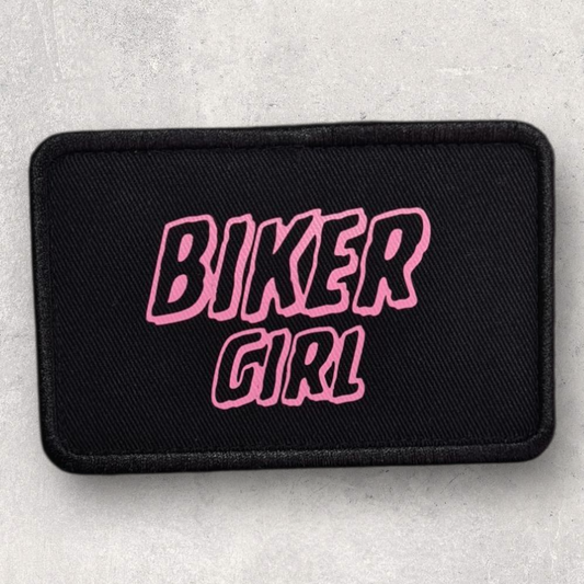 Patch amovible " Biker girl "
