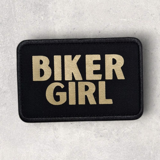 Patch amovible " Biker girl "