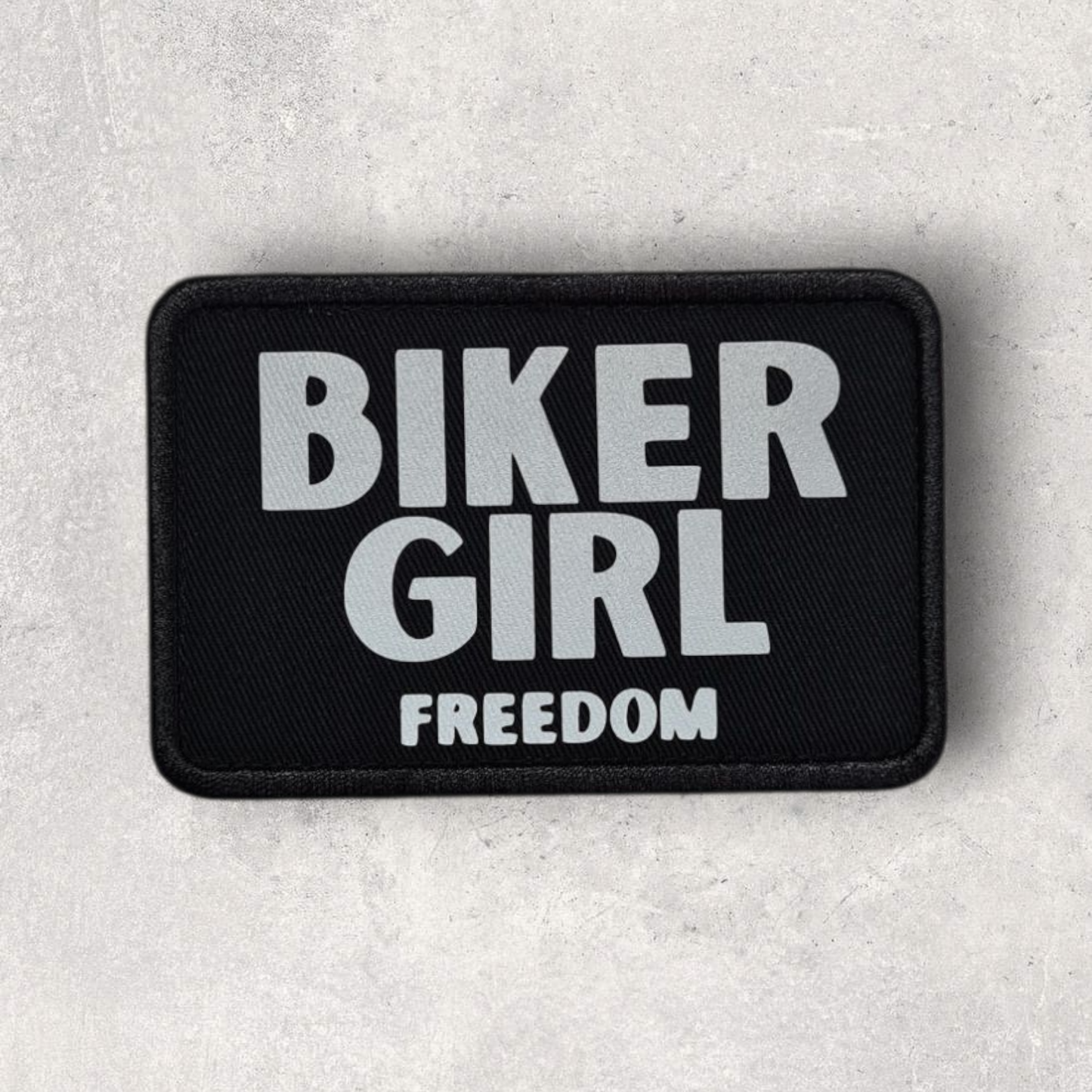 Patch amovible " Biker girl freedom "