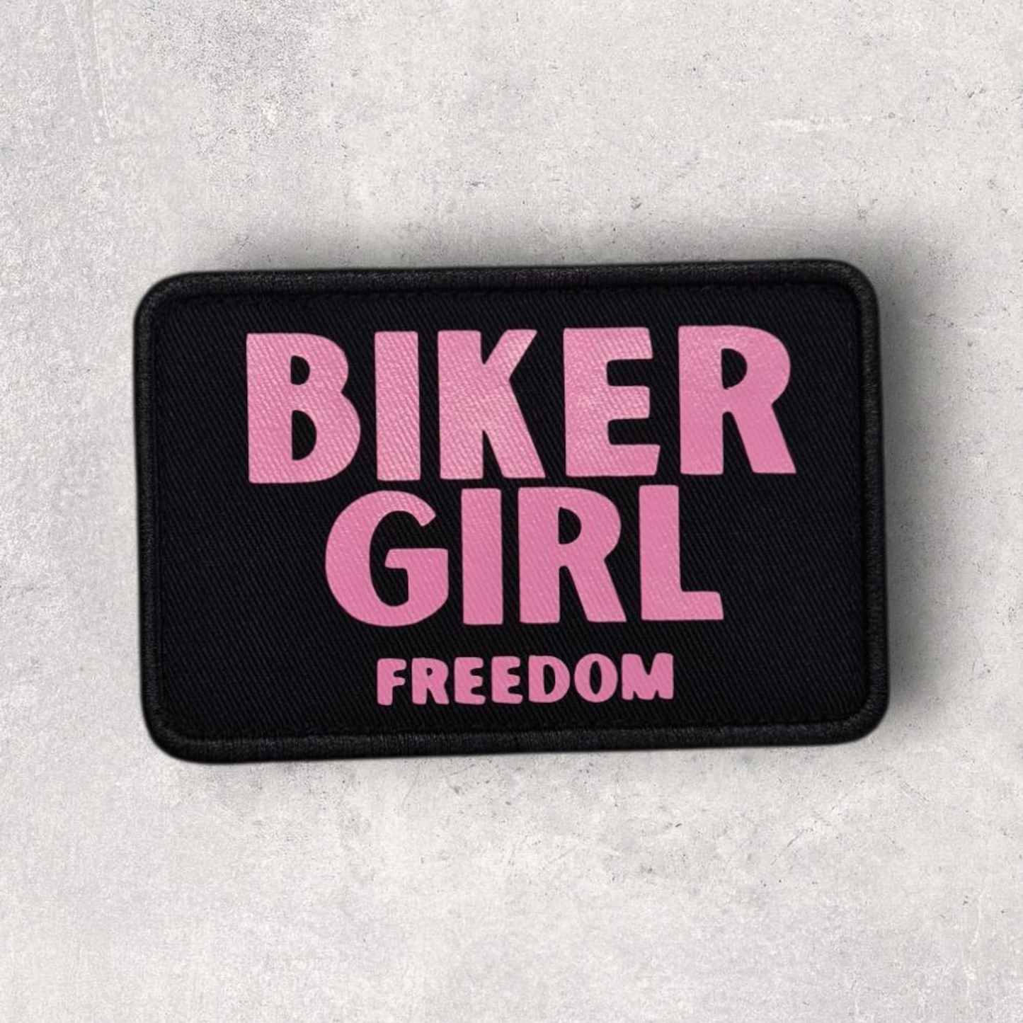 Patch amovible " Biker girl freedom "