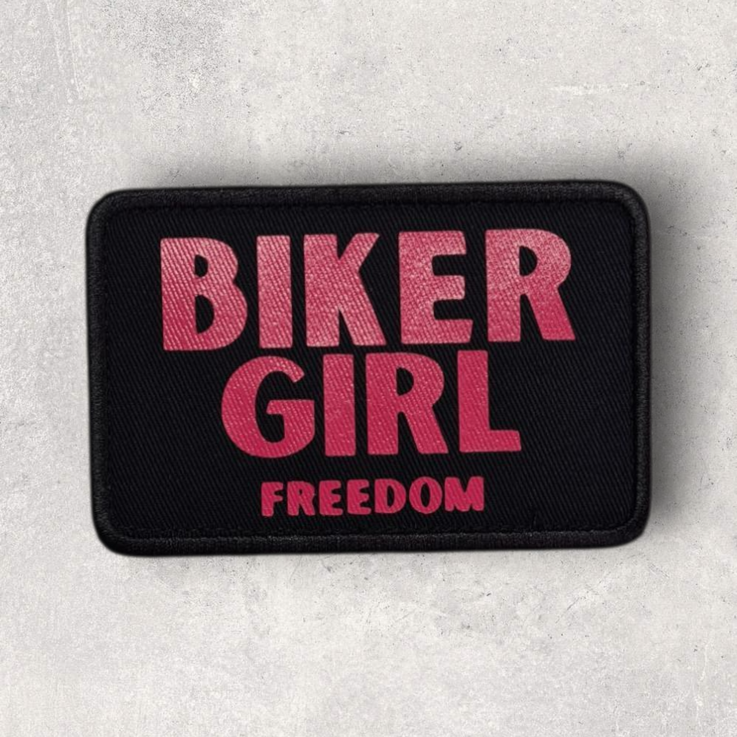 Patch amovible " Biker girl freedom "