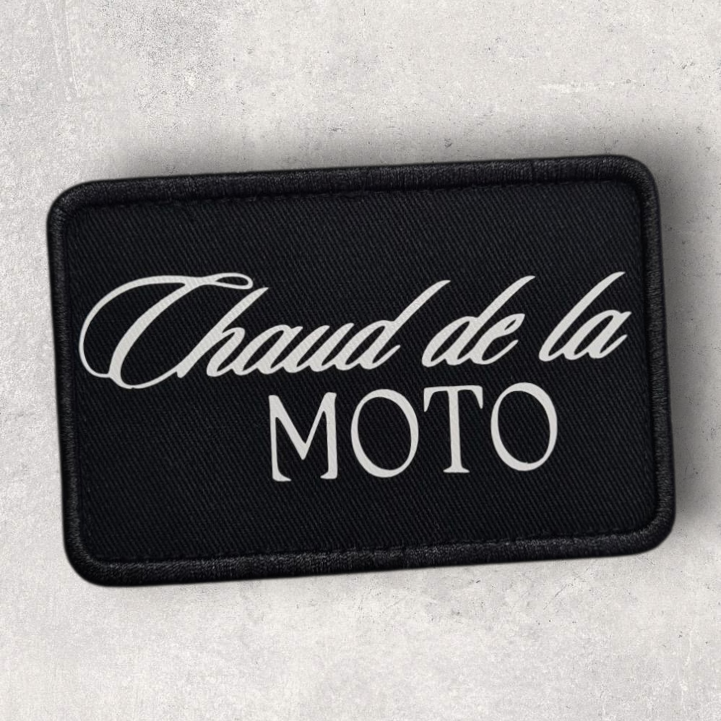 Patch amovible " Chaud de la moto "