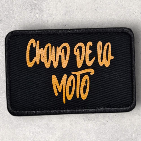 Patch amovible " Chaud de la moto "