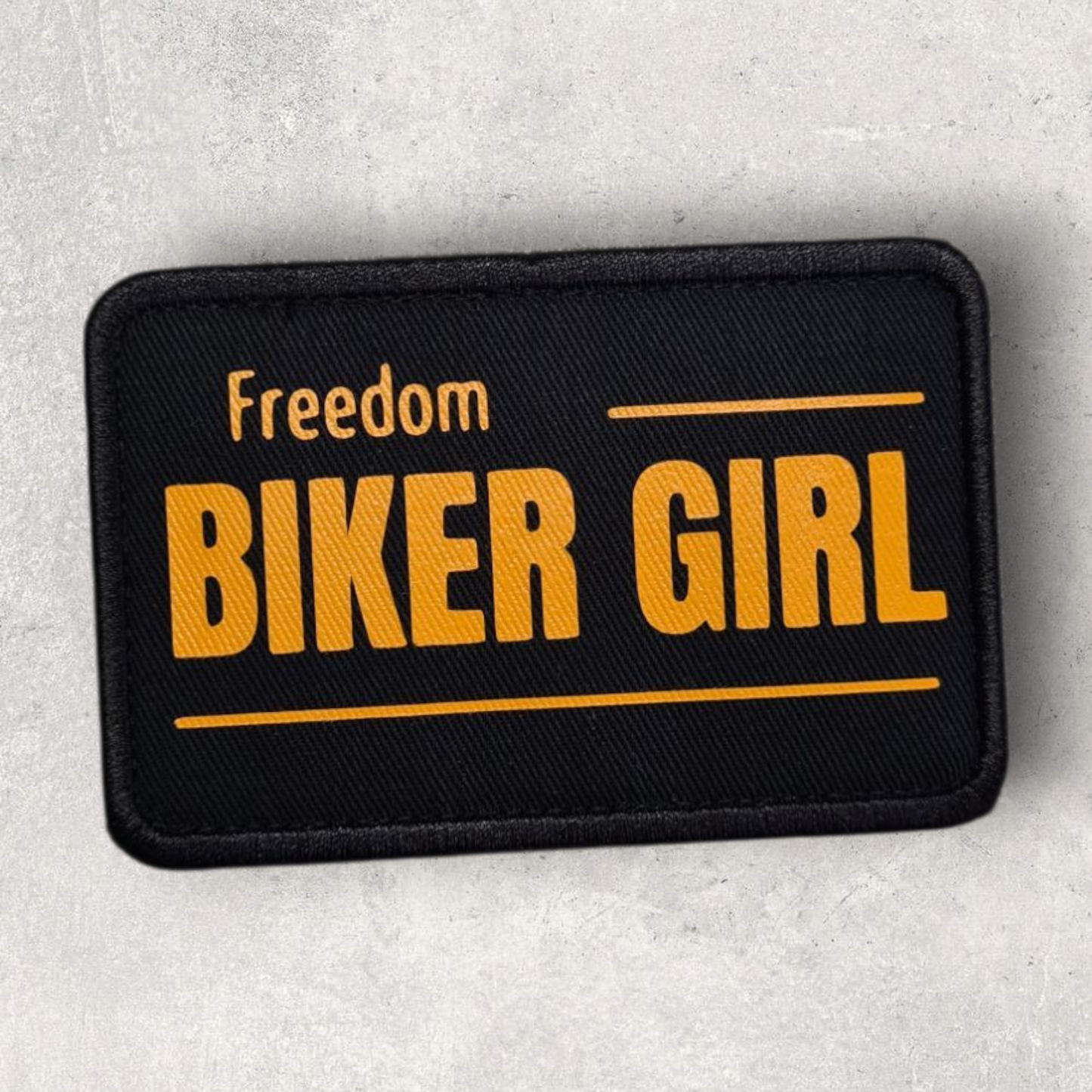 Patch amovible " Freedom biker girl "
