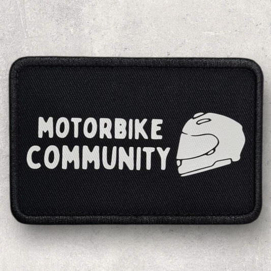 Patch amovible " Motorbike community "