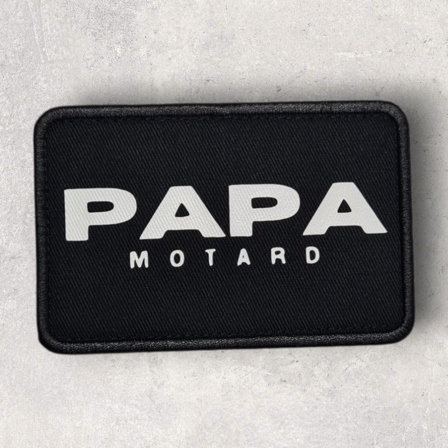 Patch amovible " Papa motard "