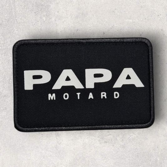 Patch amovible " Papa motard "