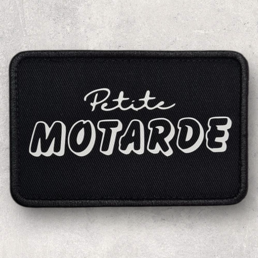 Patch amovible " Petite motarde "