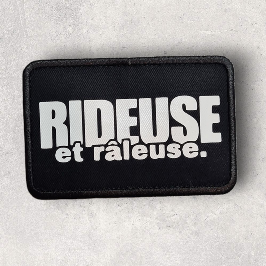 Patch amovible " Rideuse et râleuse "