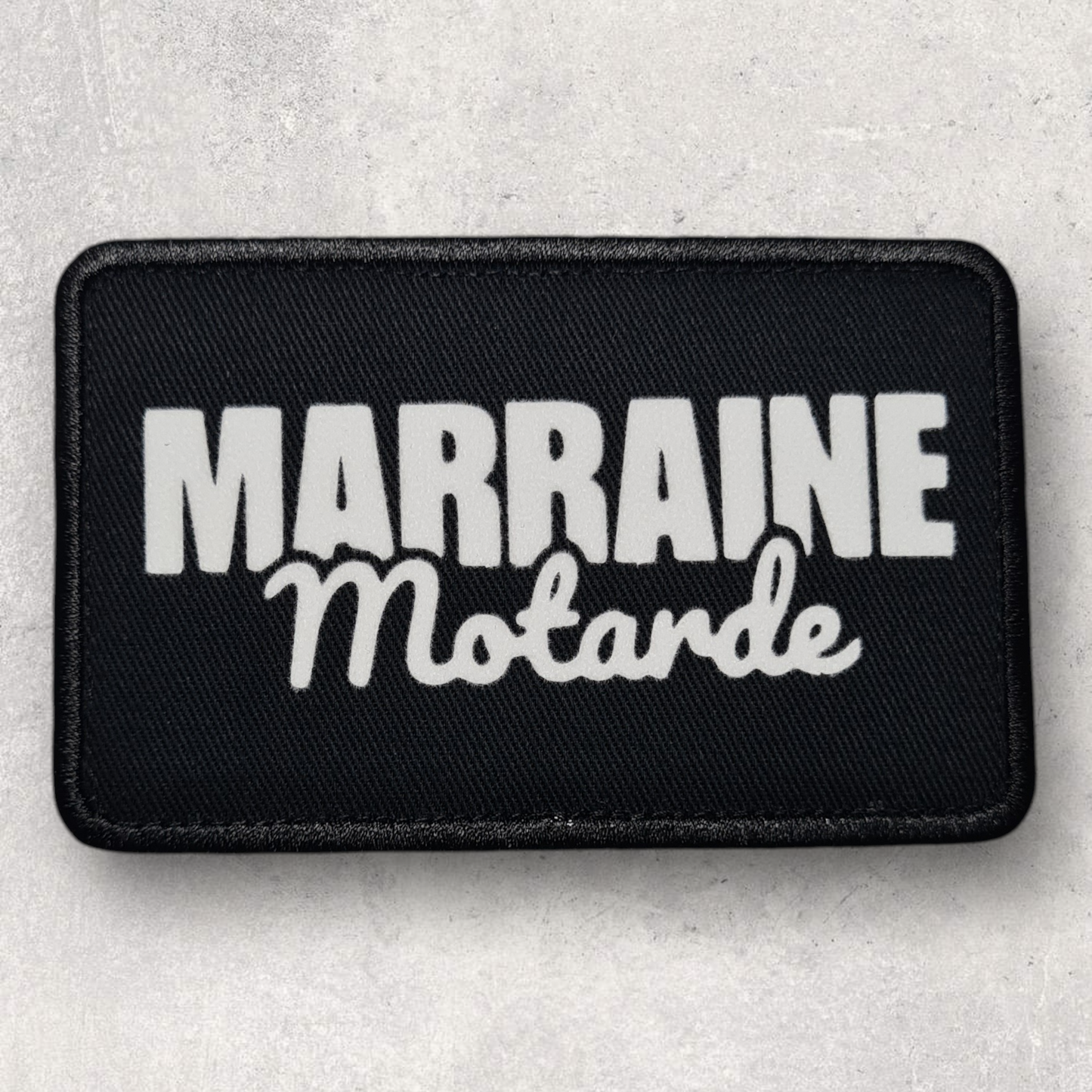 Patch amovible " Marraine motarde "