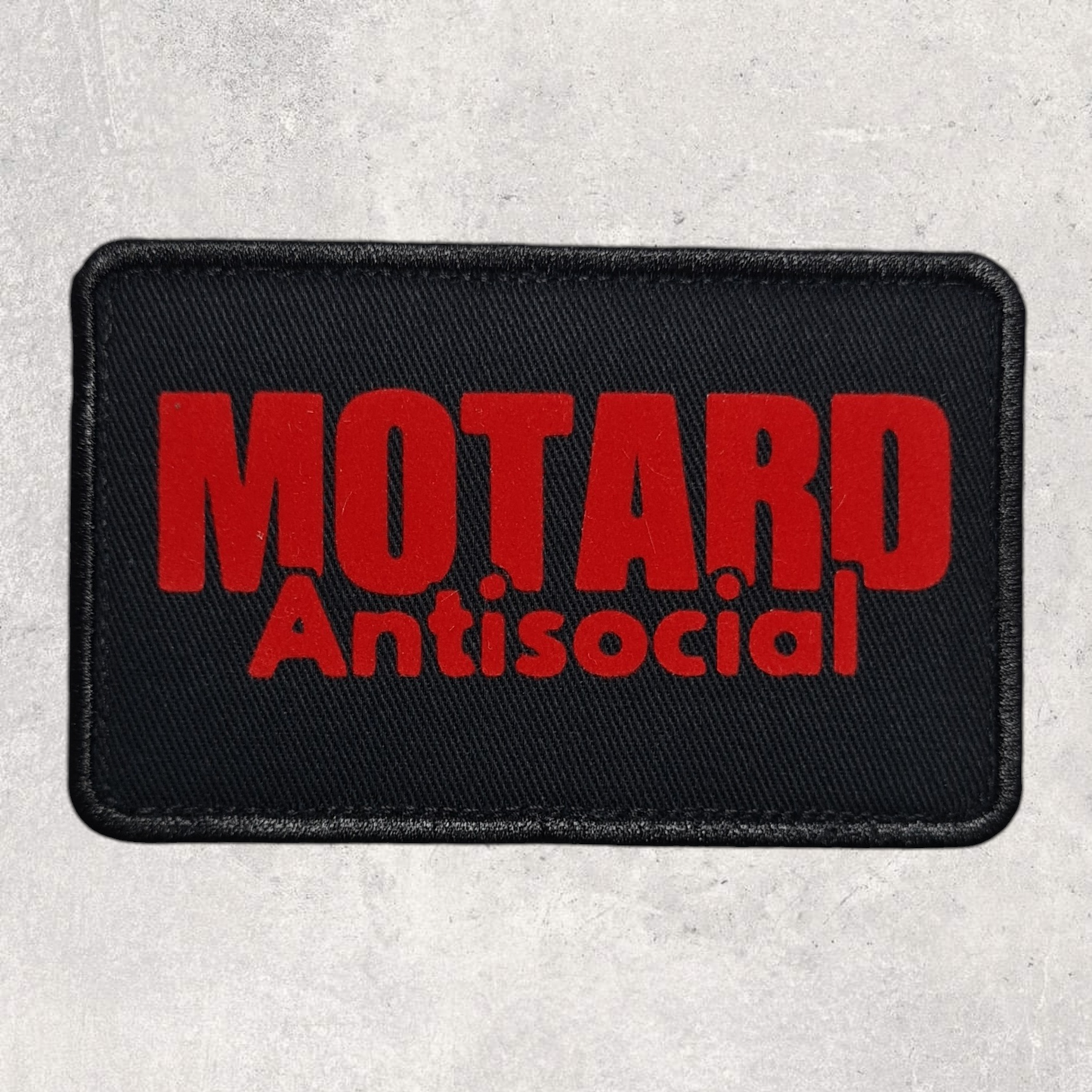 Patch amovible " Motard antisocial "