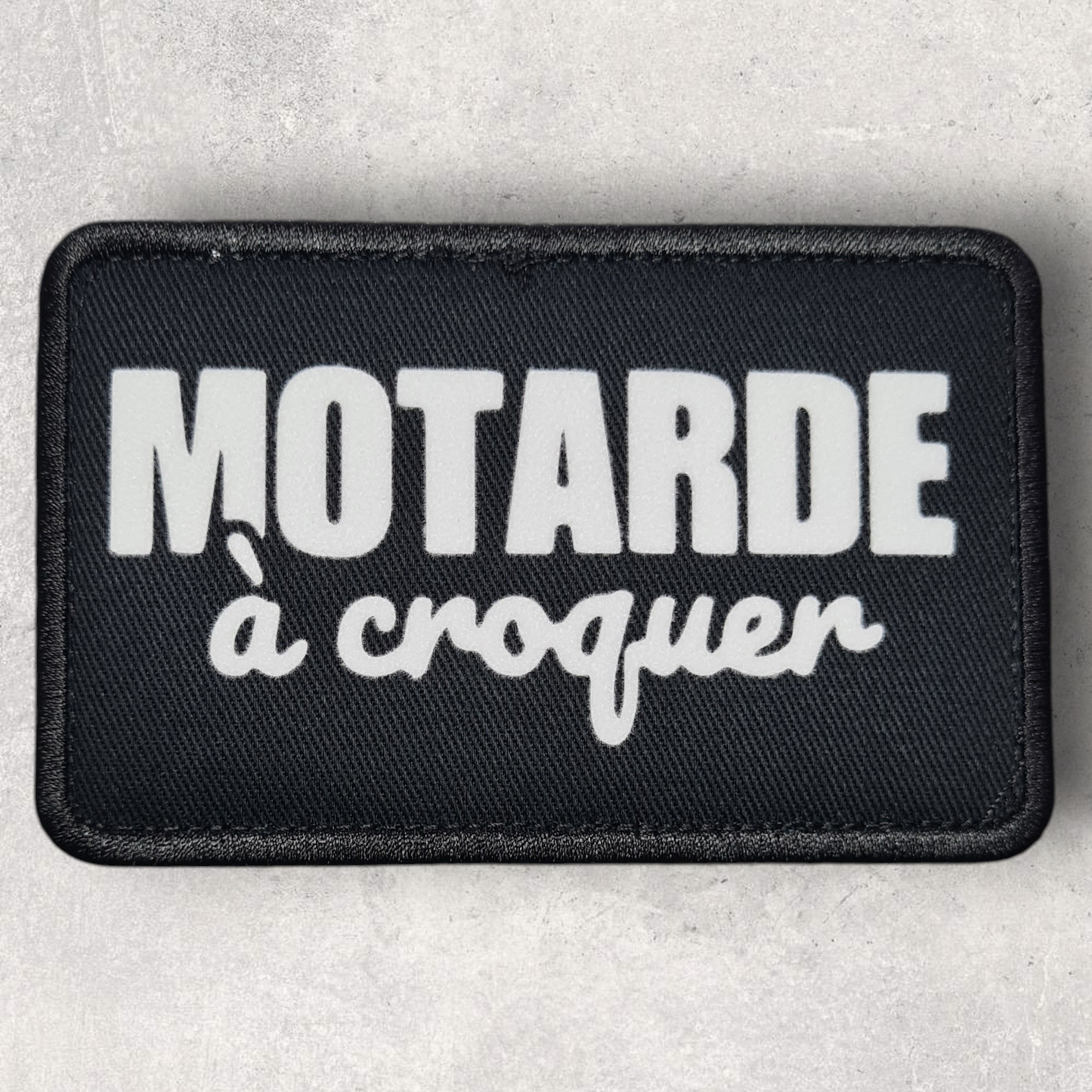 Patch amovible " Motarde à croquer "