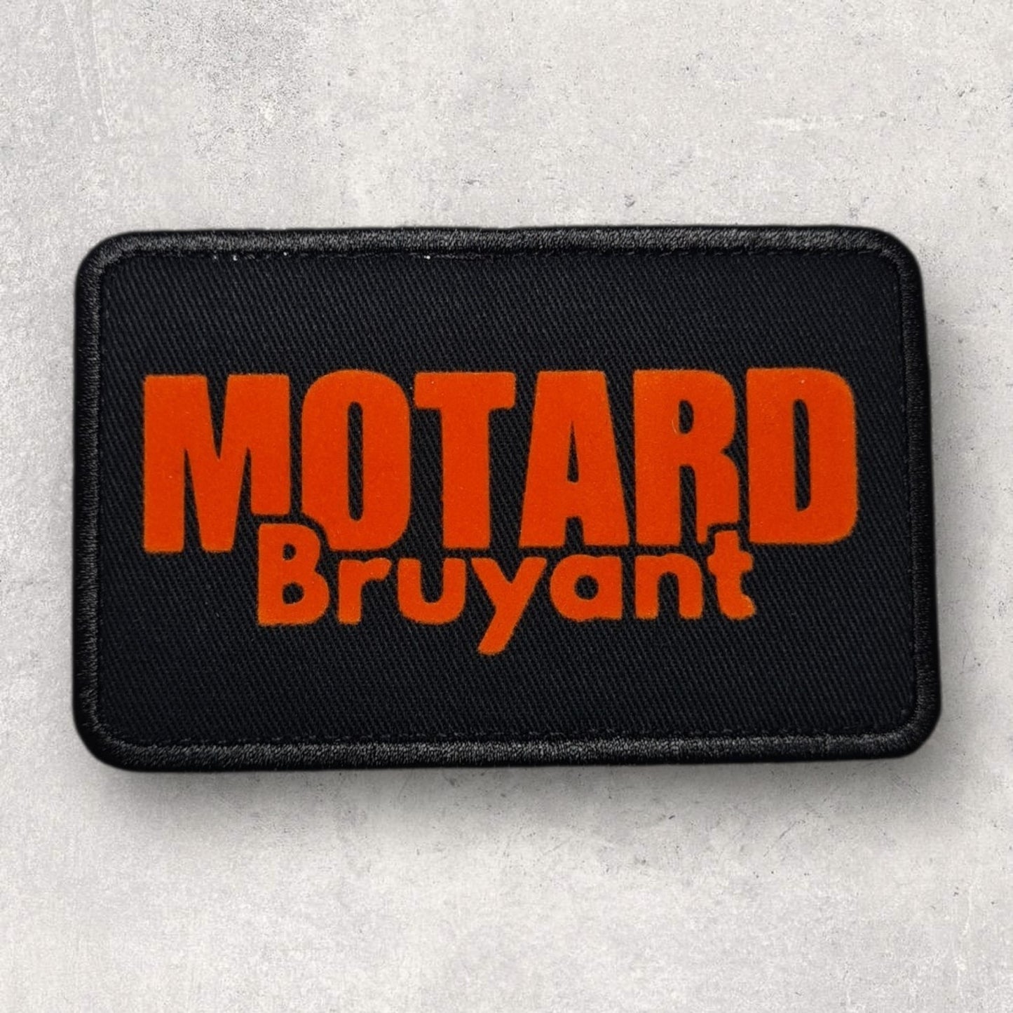 Patch amovible " Motard bruyant "