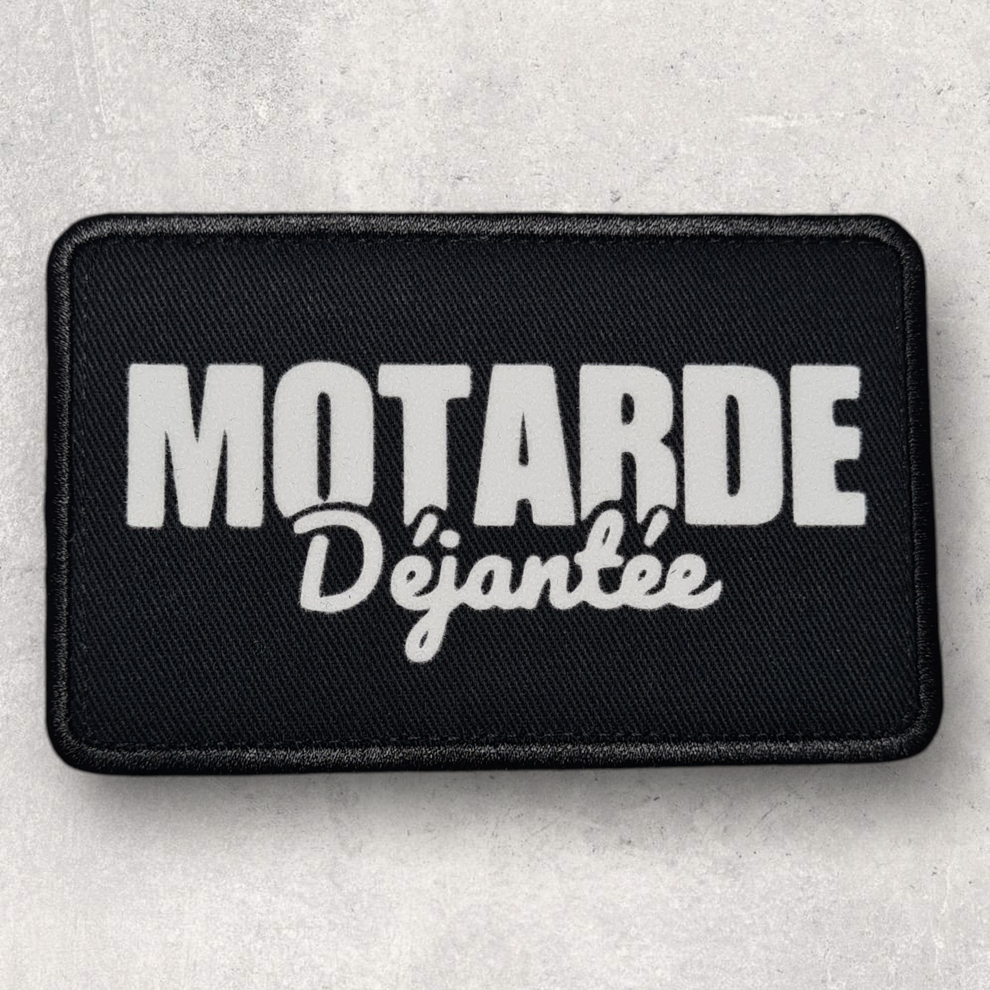 Patch amovible " Motarde déjantée "