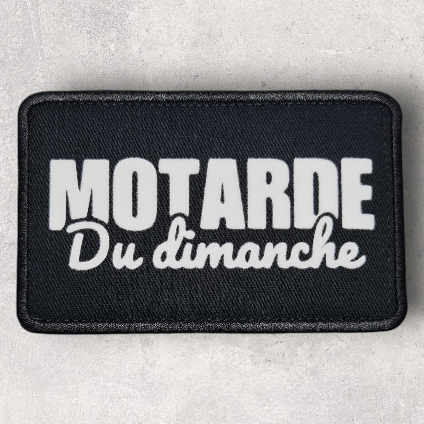 Patch amovible " Motarde du dimanche "