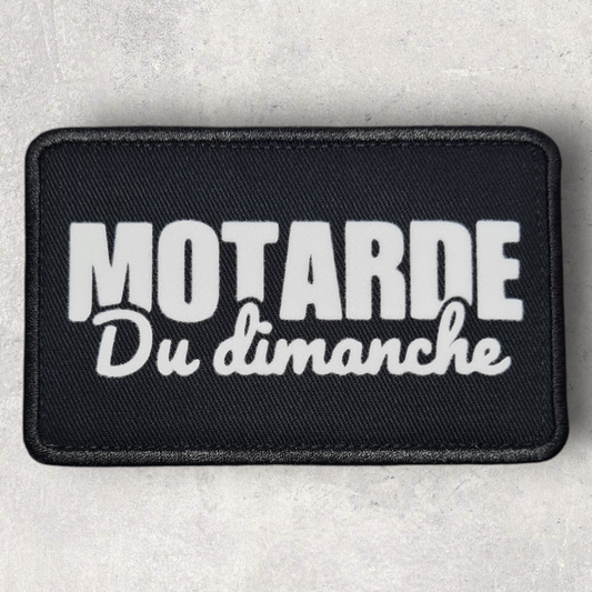 Patch amovible " Motarde du dimanche "