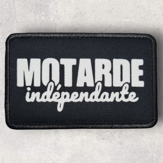 Patch amovible " Motarde indépendante "