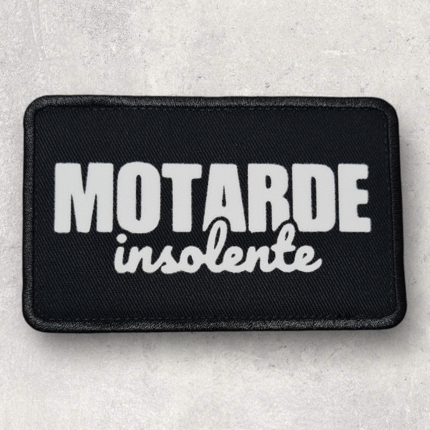 Patch amovible " Motarde insolente "