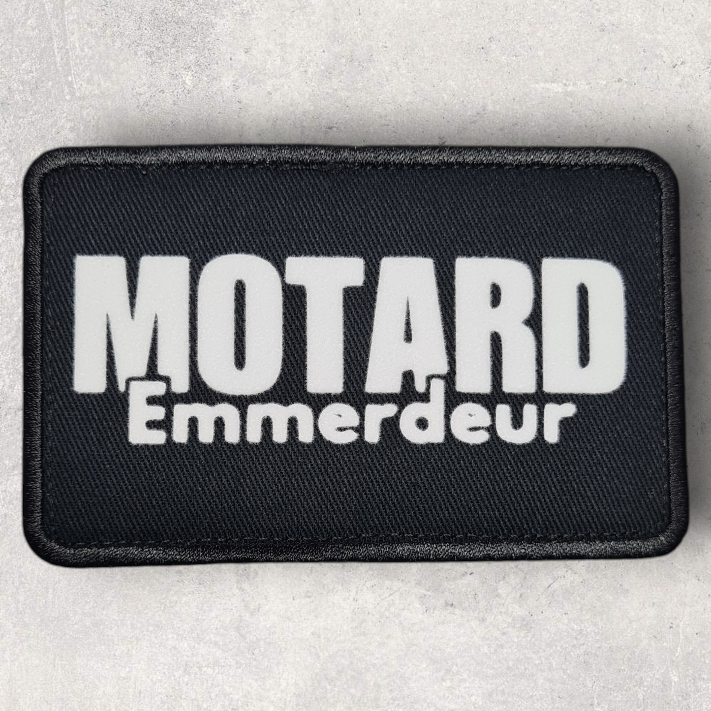 Patch amovible " Motard emmerdeur "