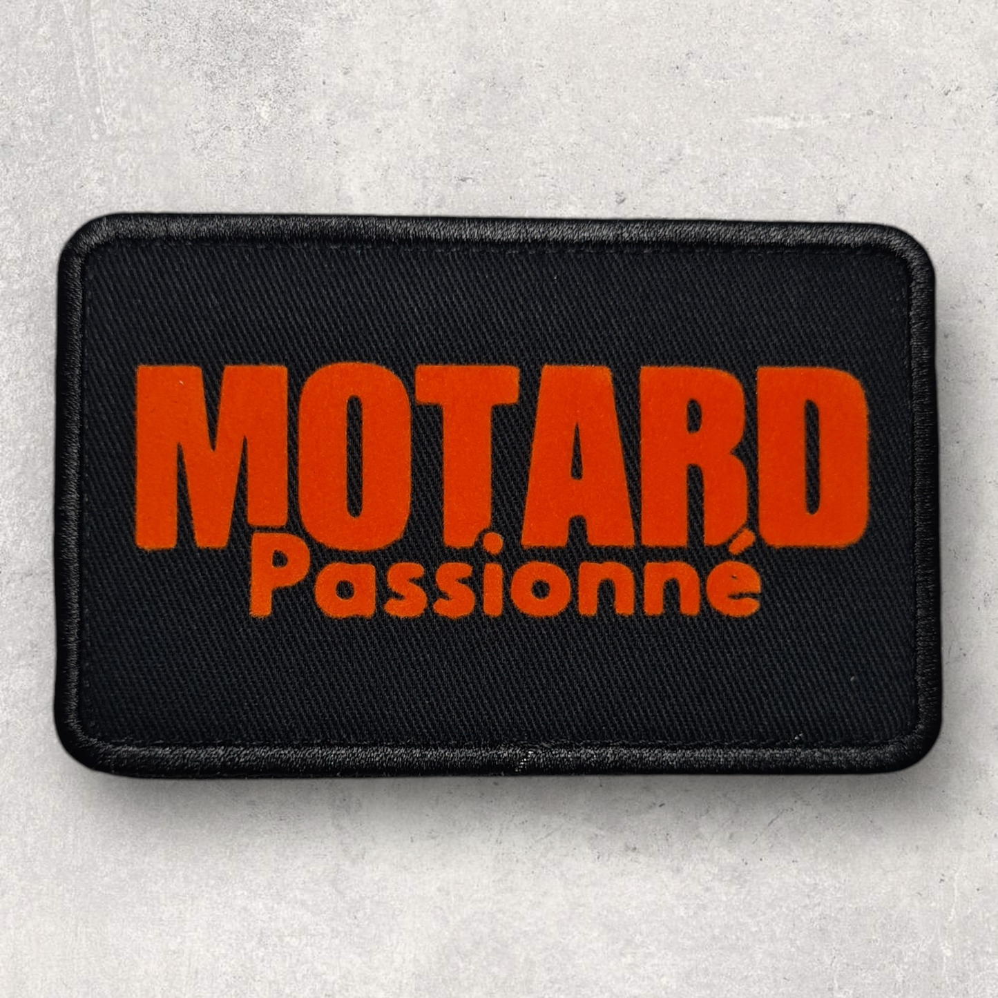 Patch amovible " Motard passionné "