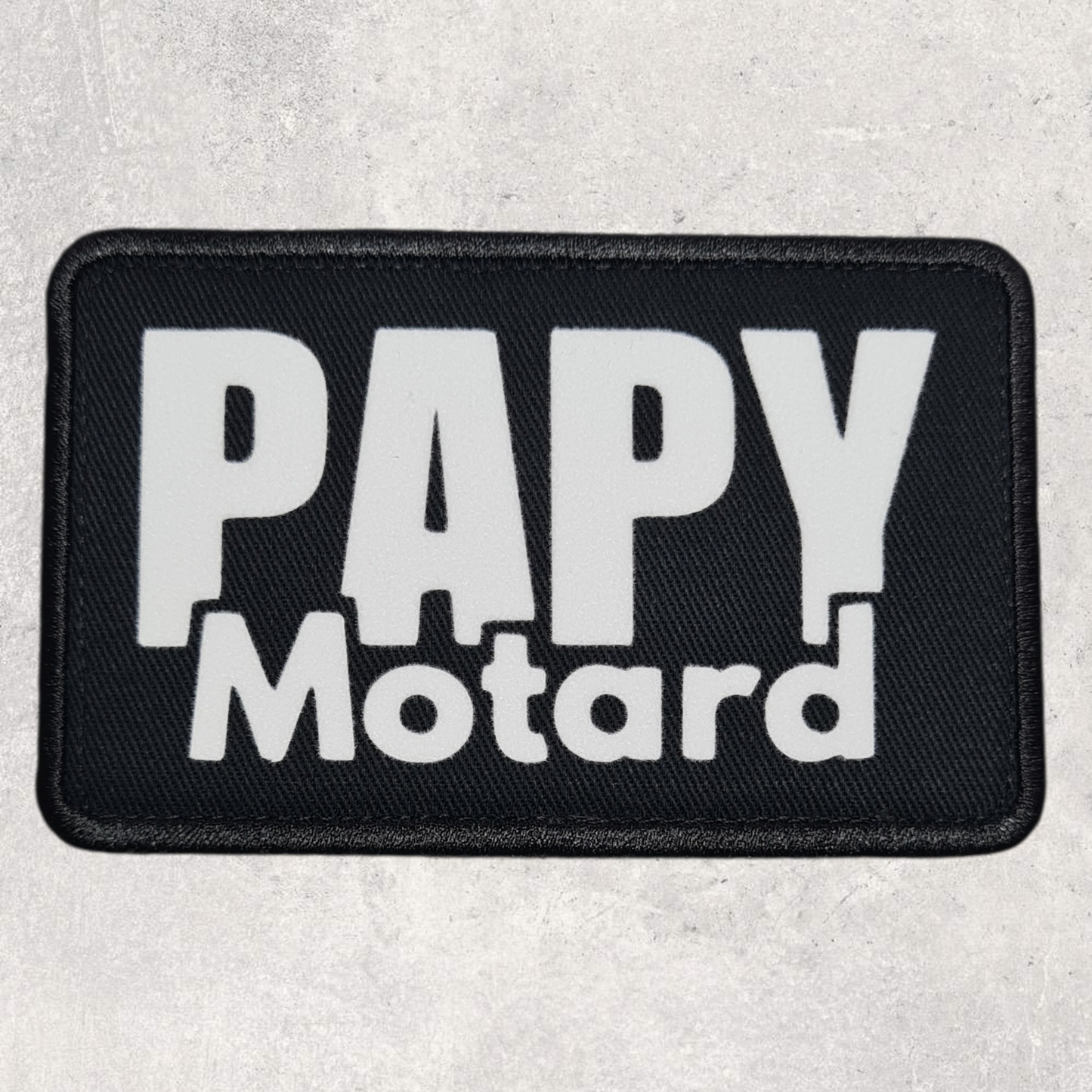 Patch amovible " Papy motard "