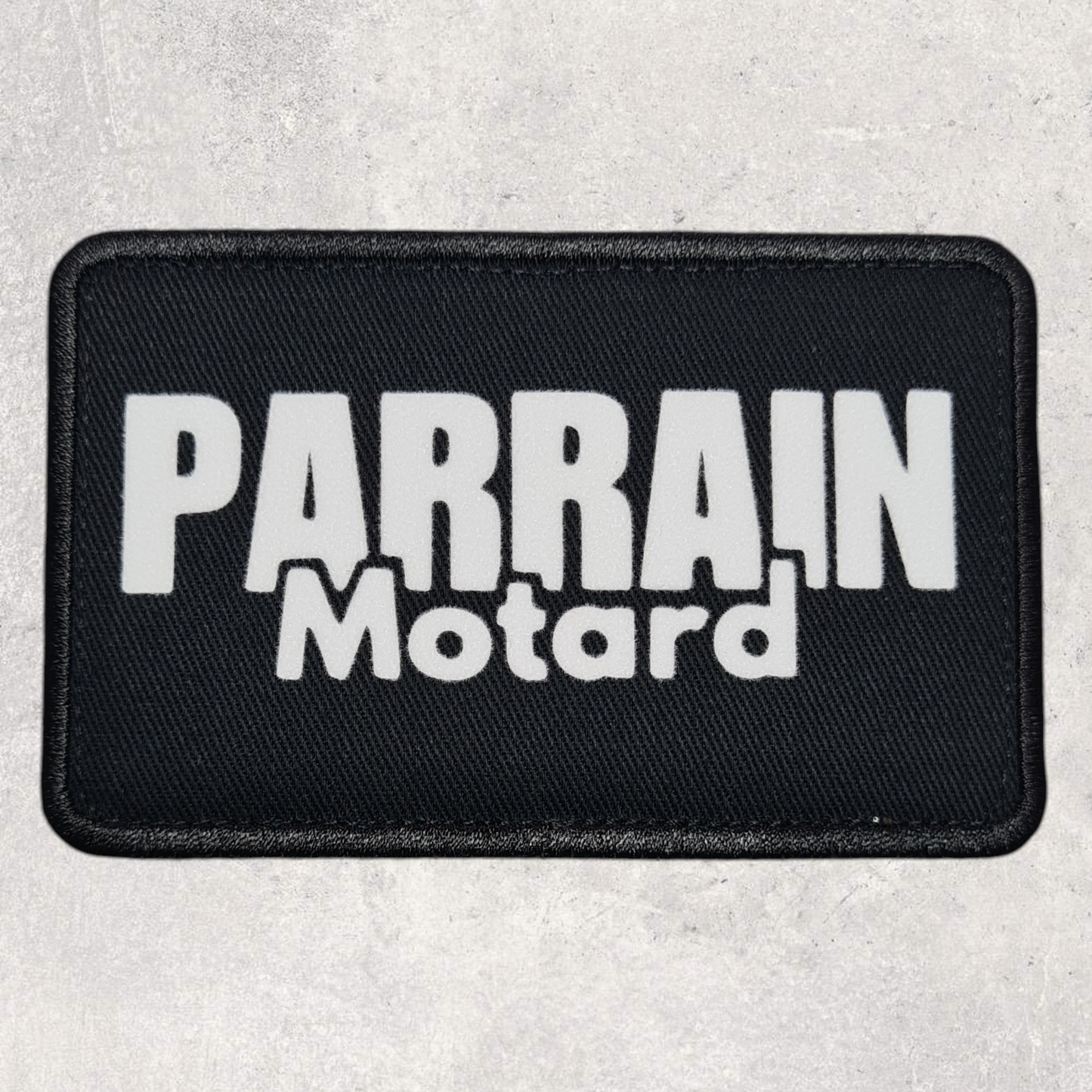 Patch amovible " Parrain motard "