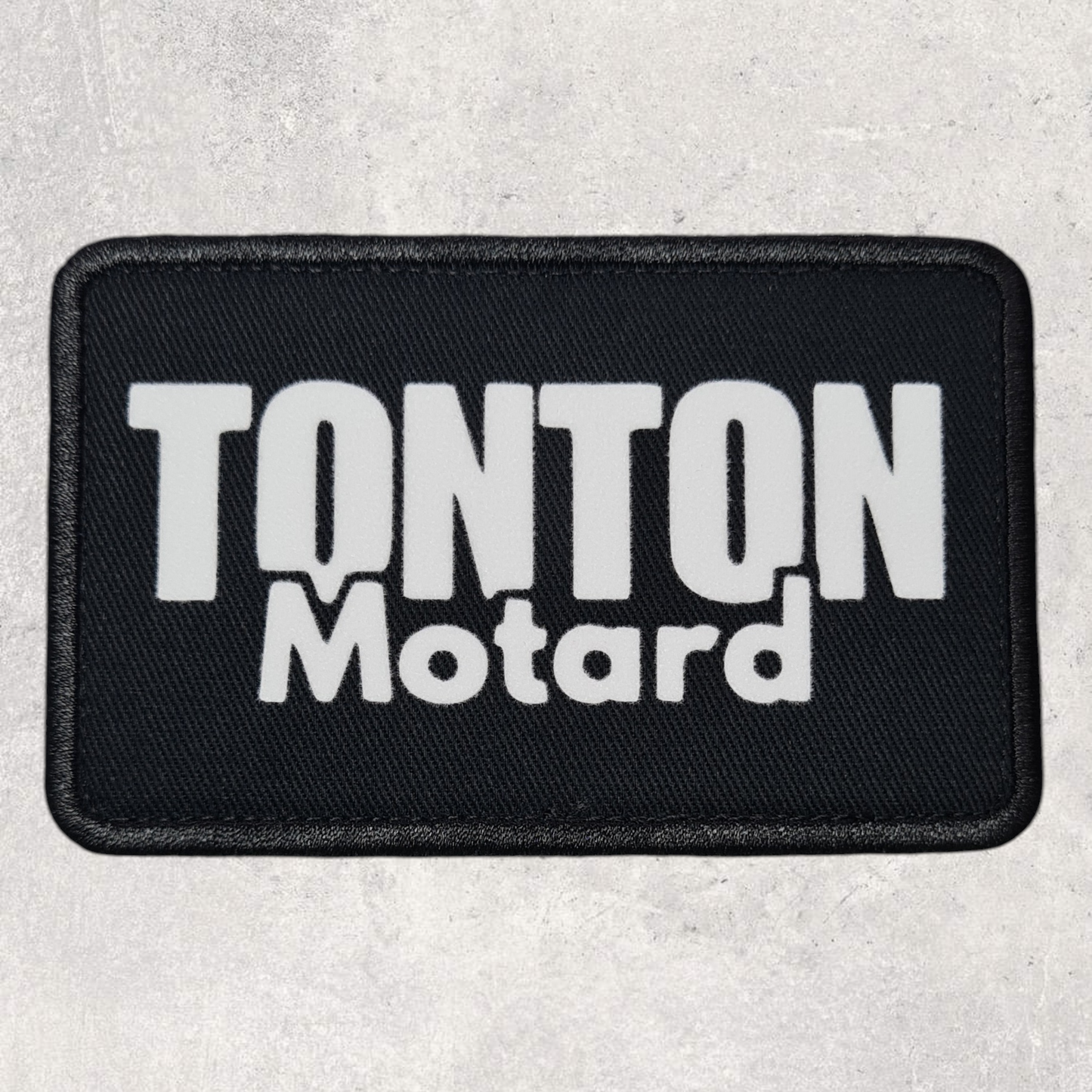 Patch amovible " Tonton motard "