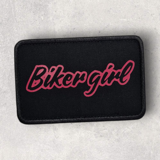 Patch amovible " Biker girl "