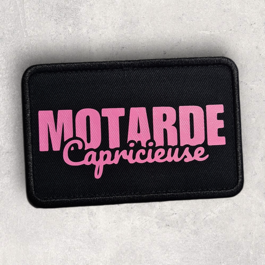 Patch amovible " Motarde capricieuse "