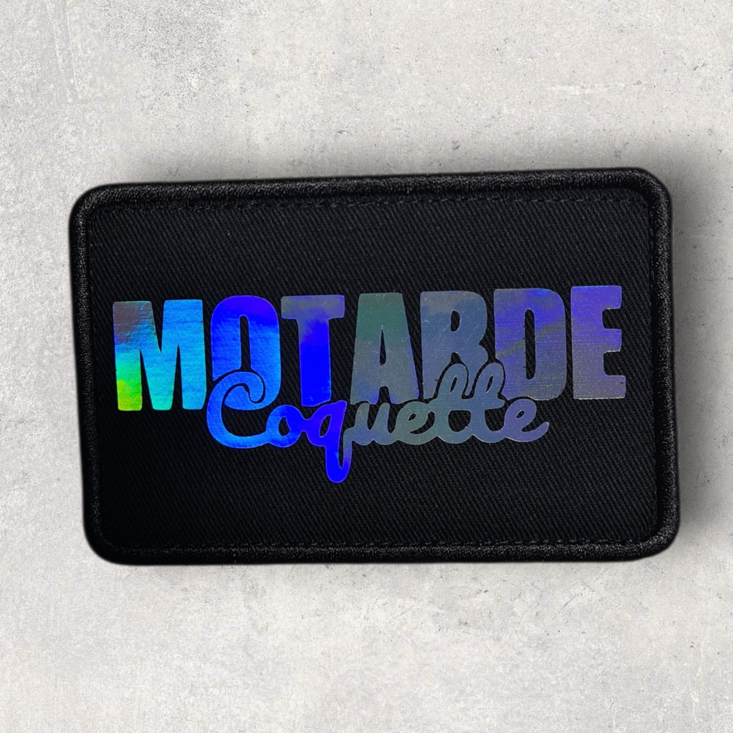 Patch amovible " Motarde coquette "