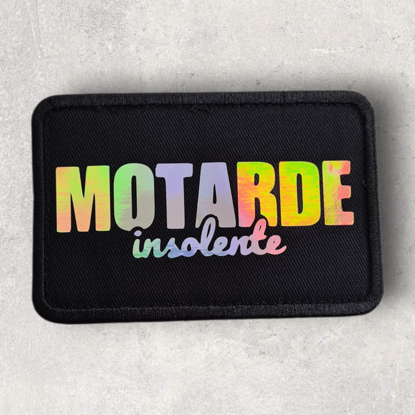 Patch amovible " Motarde insolente "