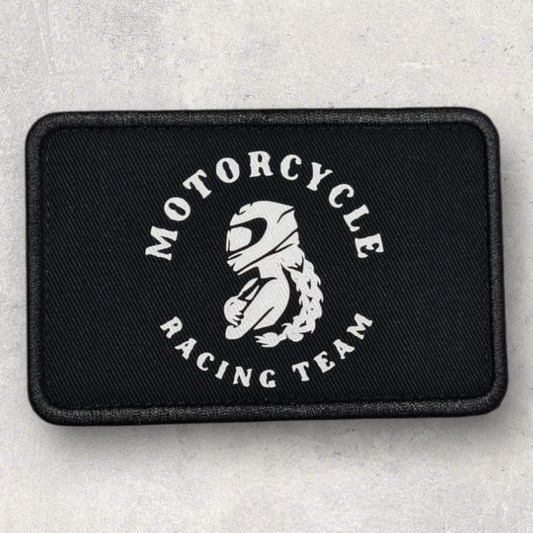 Patch amovible " Motorcycle racing team "