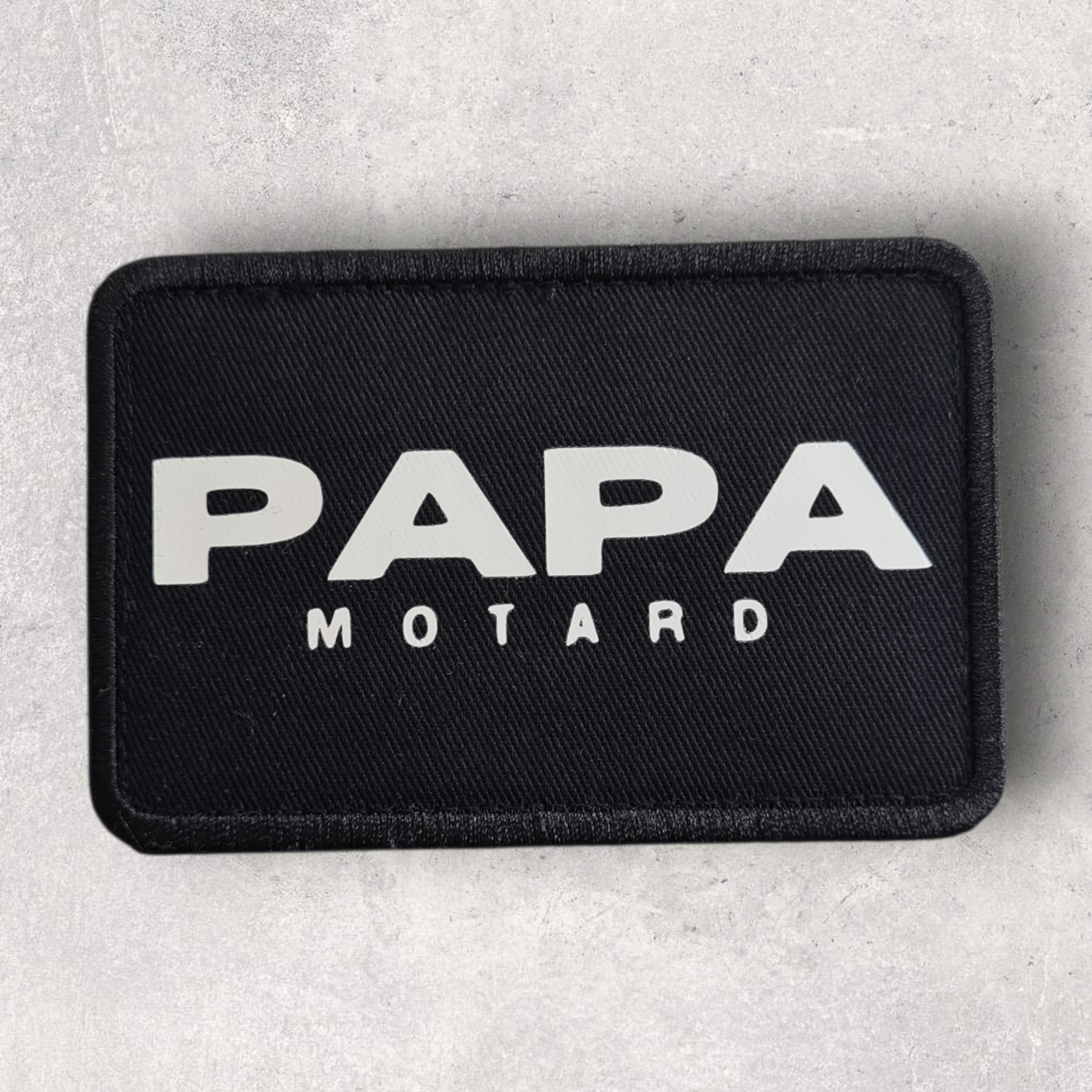 Patch amovible " Papa motard "