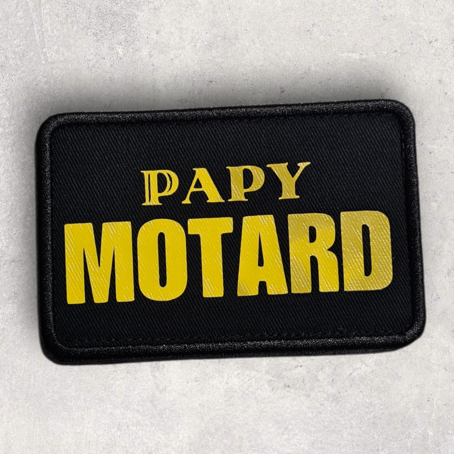 Patch amovible " Papy motard "