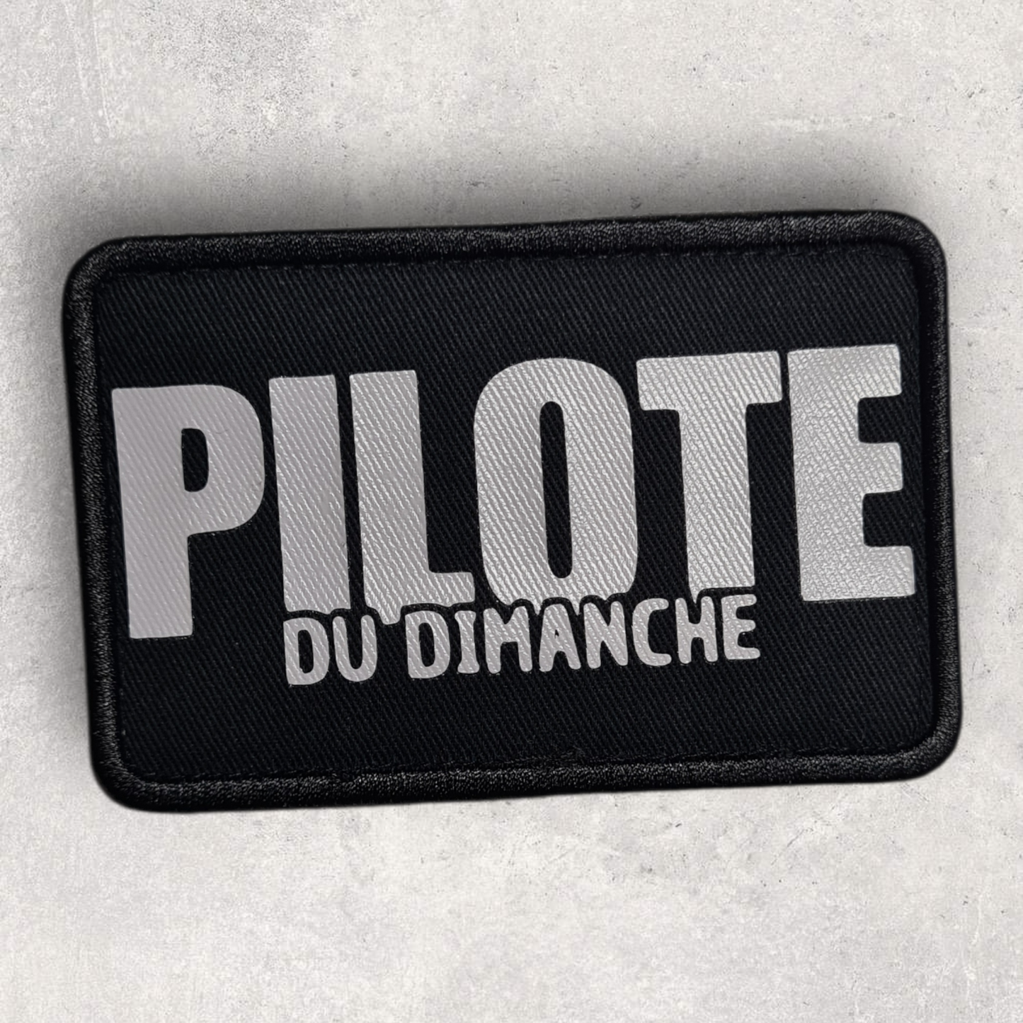 Patch amovible " Pilote  du dimanche "