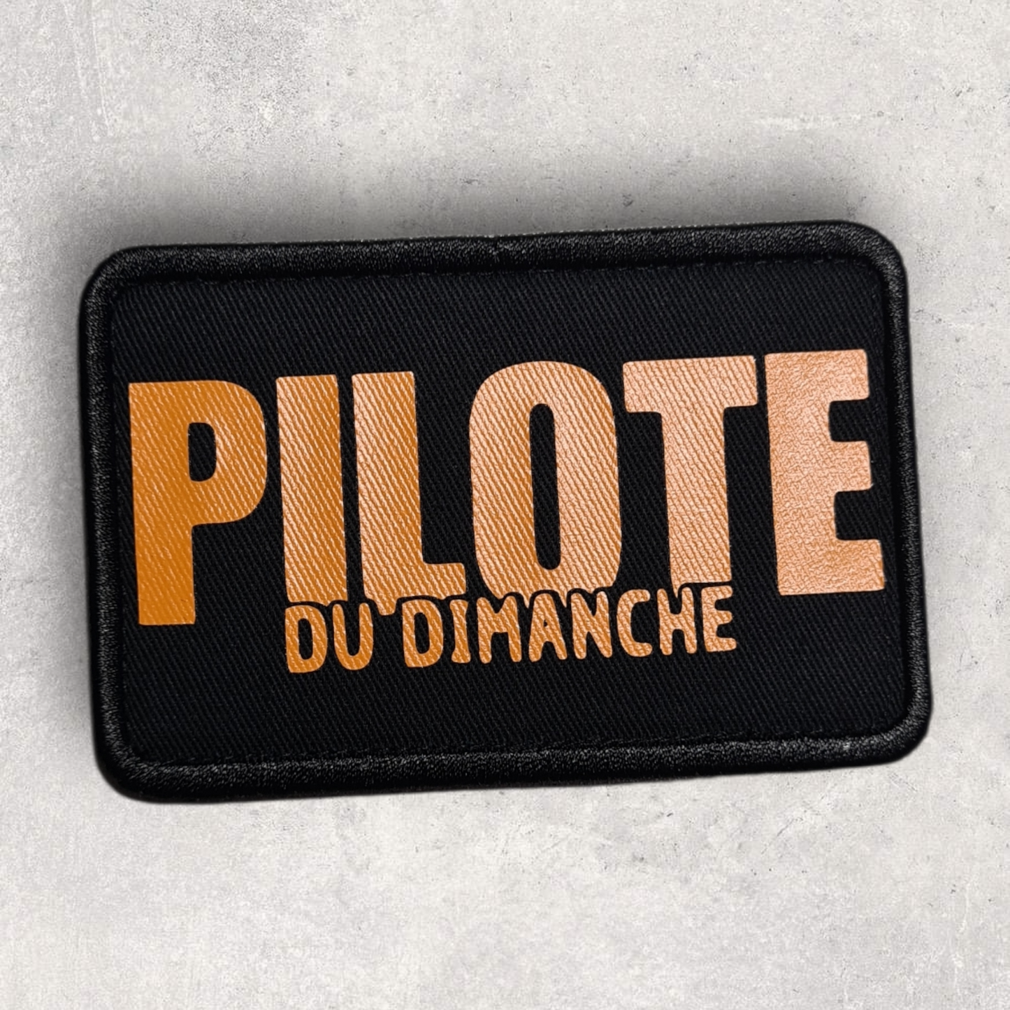Patch amovible " Pilote  du dimanche "
