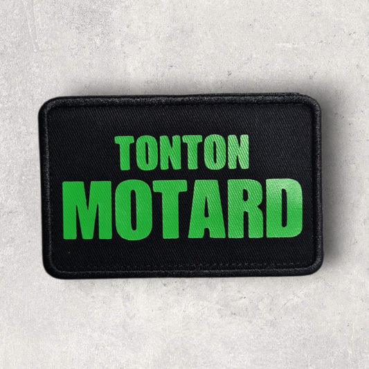 Patch amovible " Tonton motard "