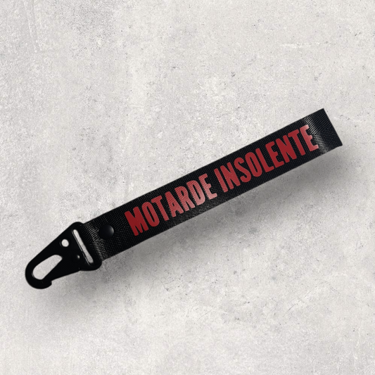 Porte-clés " Motarde insolente "