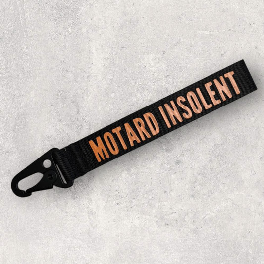 Porte-clés " Motard insolent "