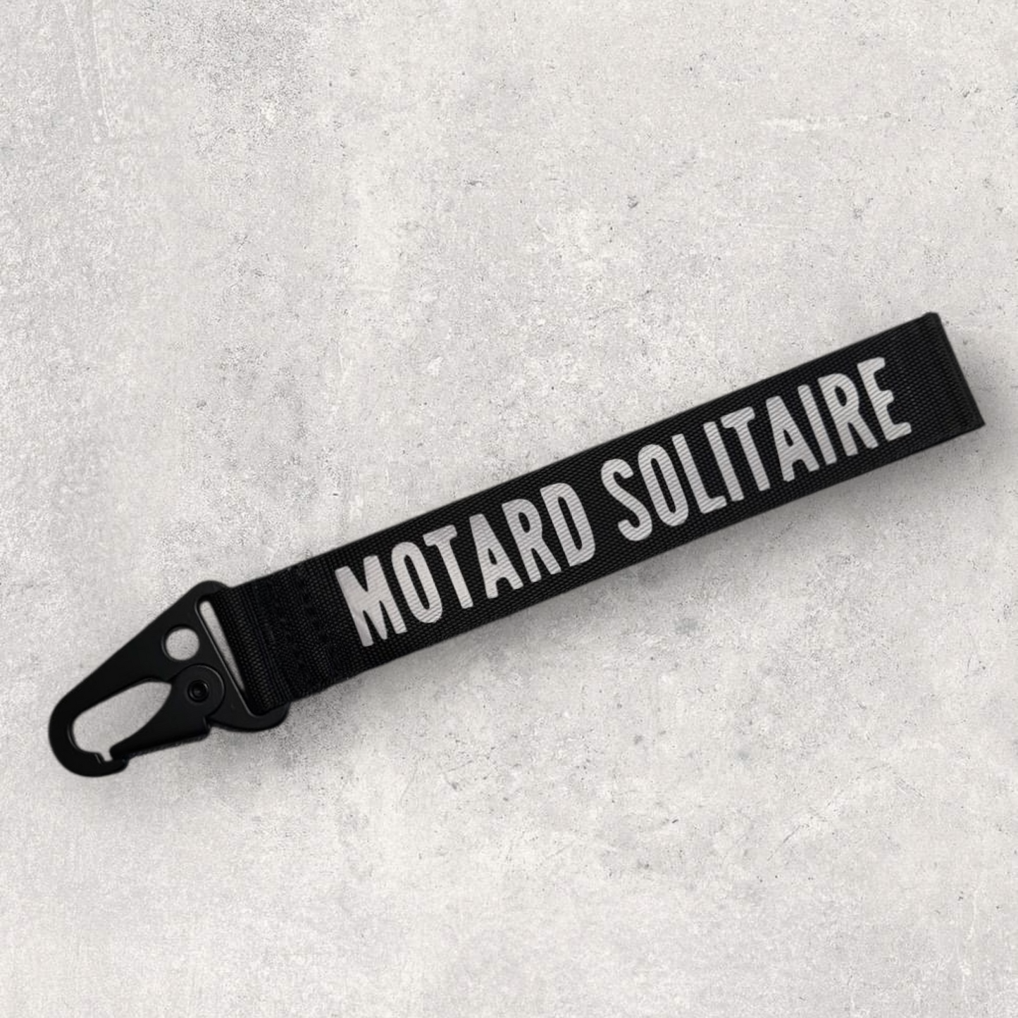 Porte-clés " Motard solitaire "