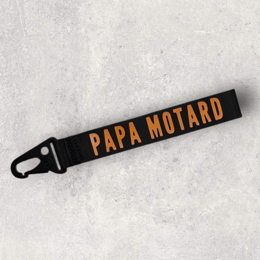 Porte-clés " Papa motard "