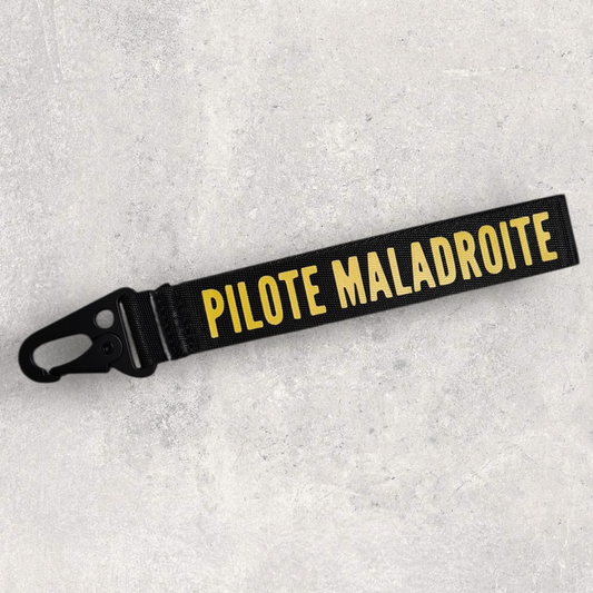 Porte-clés " Pilote maladroite "