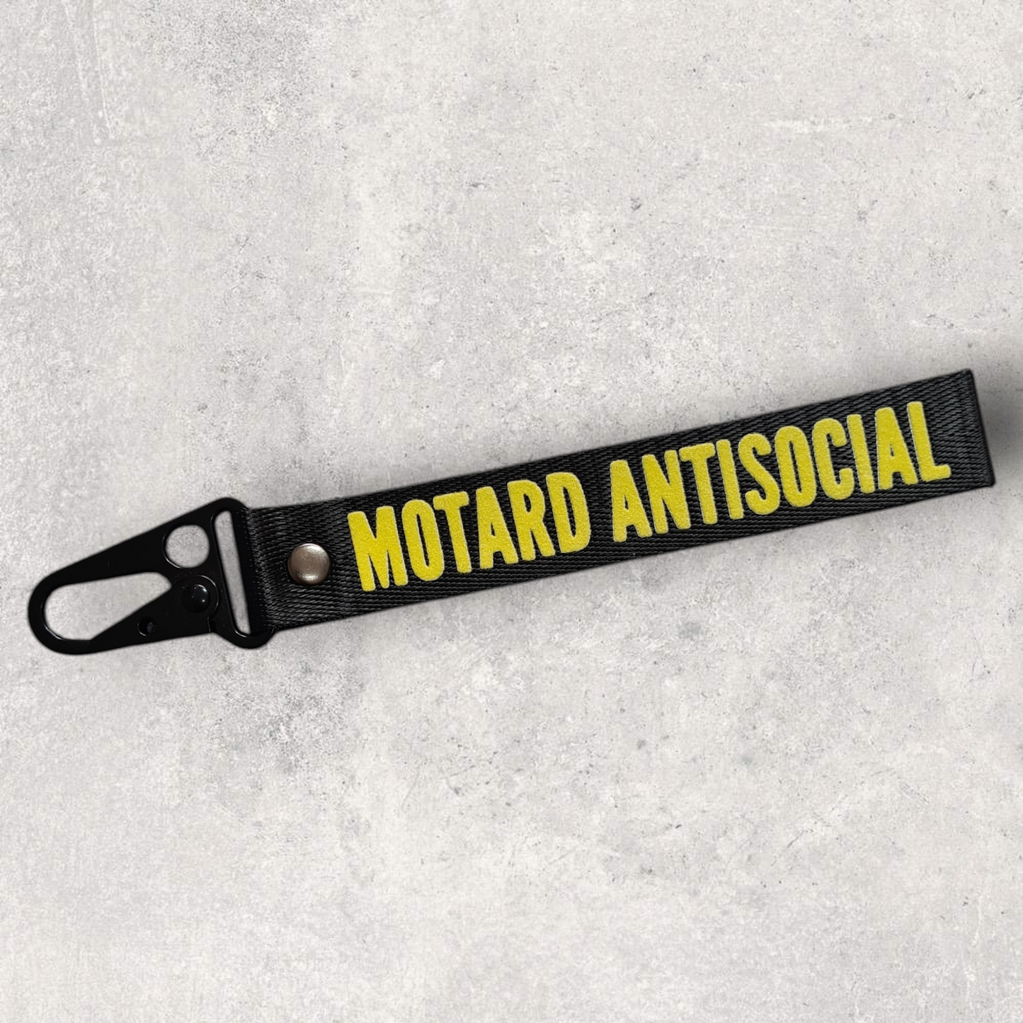 Porte-clés " Motard antisocial "