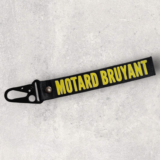 Porte-clés " Motard bruyant "