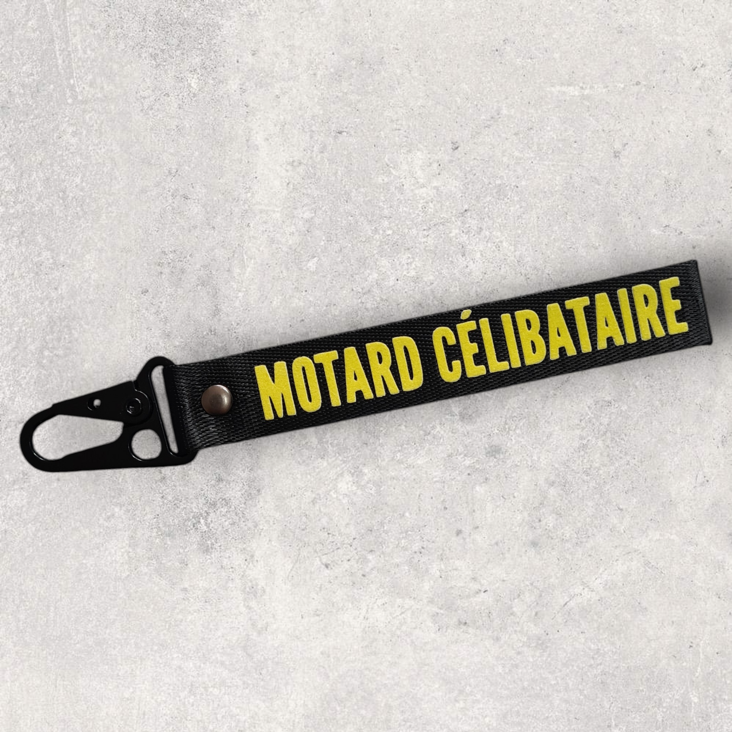 Porte-clés " Motard célibataire "