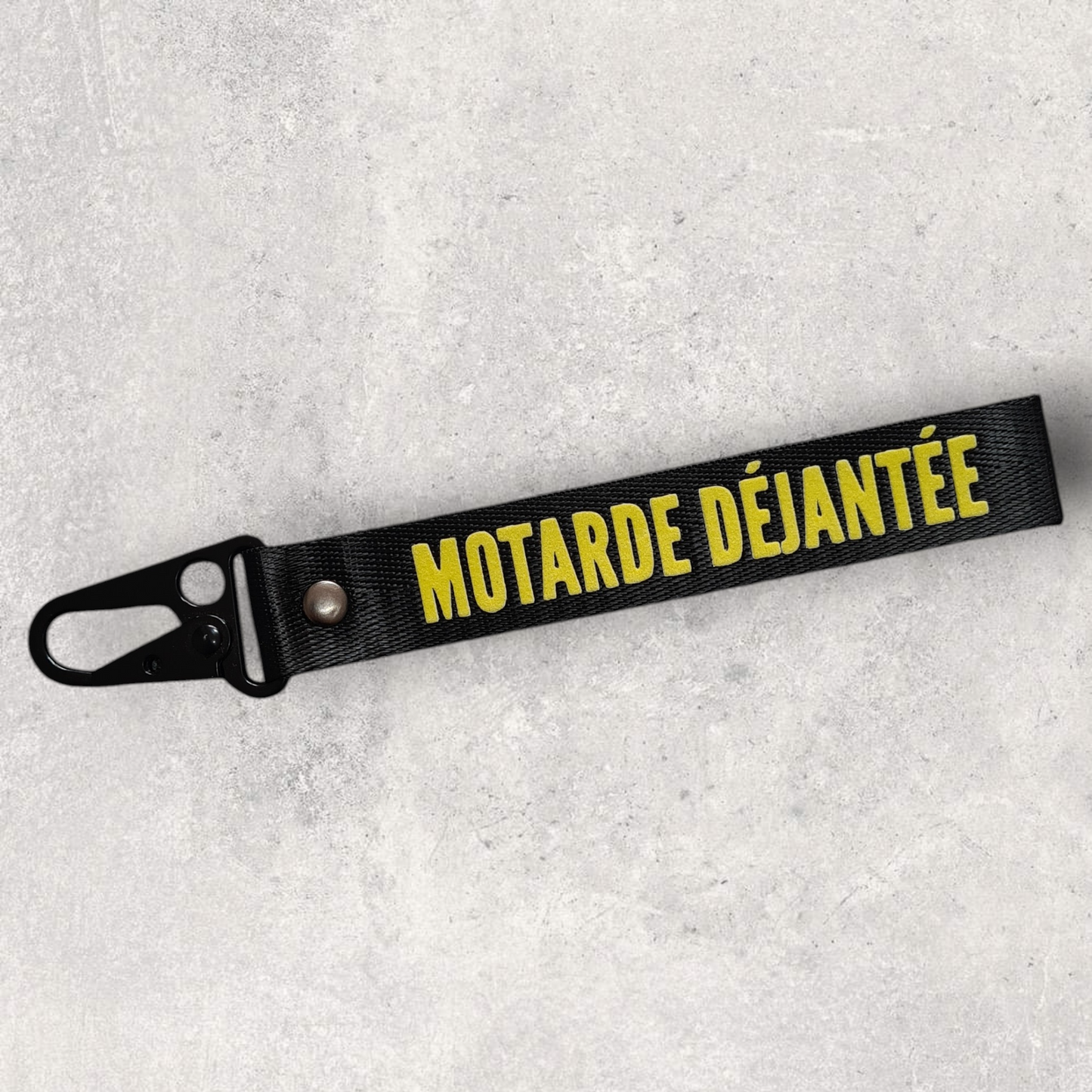 Porte-clés " Motarde déjantée "