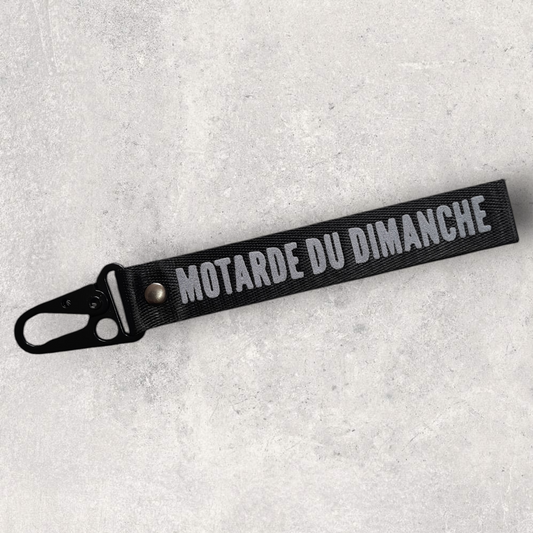 Porte-clés " Motarde du dimanche "