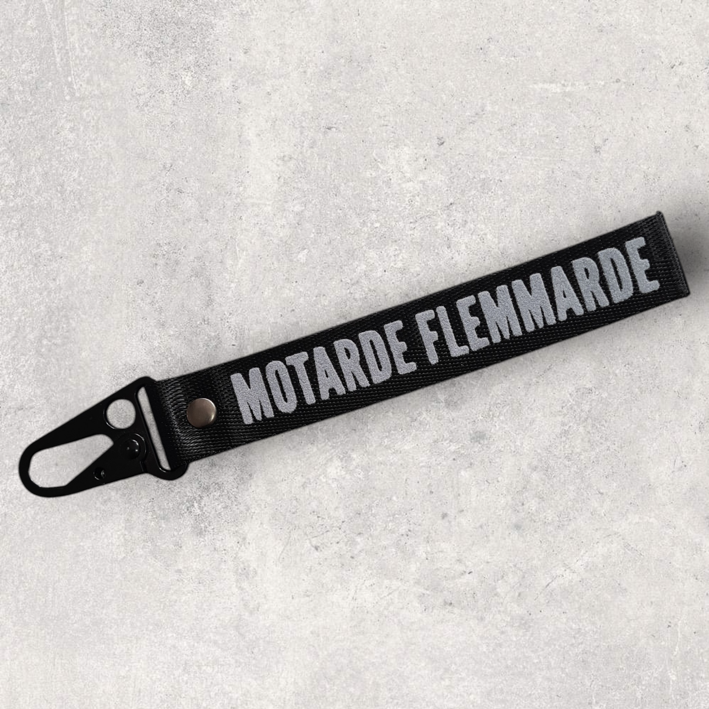Porte-clés " Motarde flemmarde "